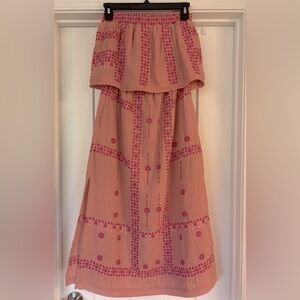 NWT Small Vici Exclusive X Fate Pink Strapless Midi Dress